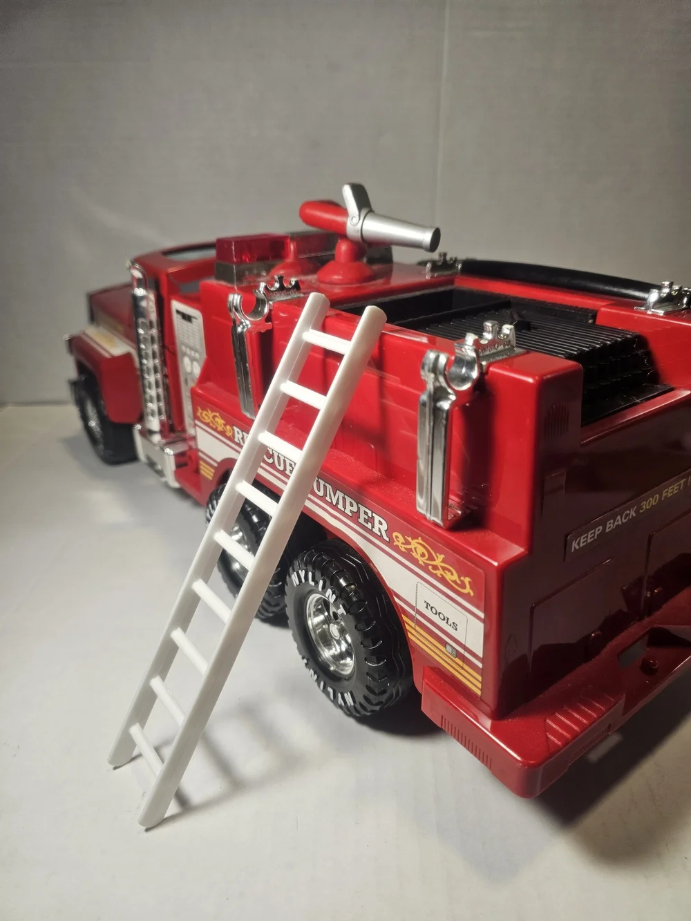 Nylint Rescue Pumper Fire Truck Pressed Metal Engine Vintage